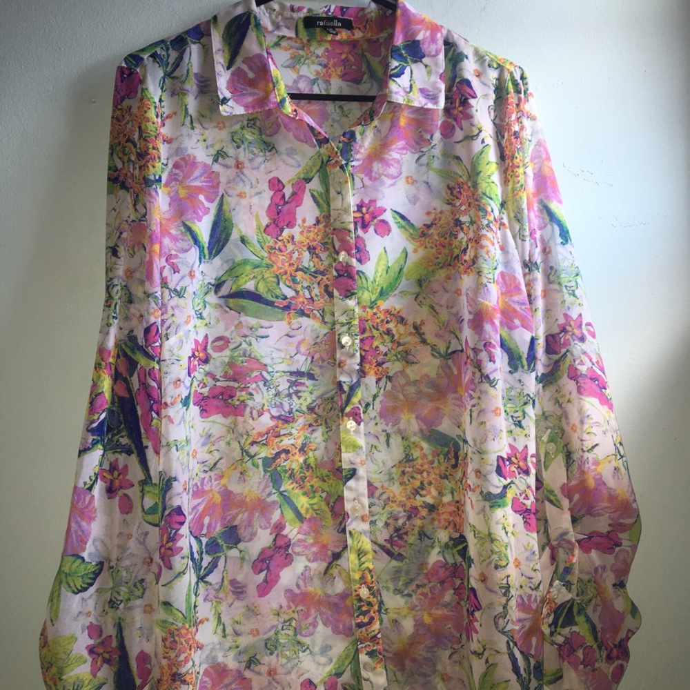 Rafaela Sheer Floral Top